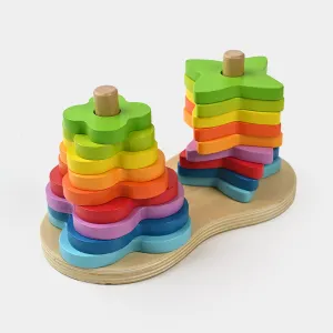 Hape Double Rainbow Stacker | Wooden Educational Toy