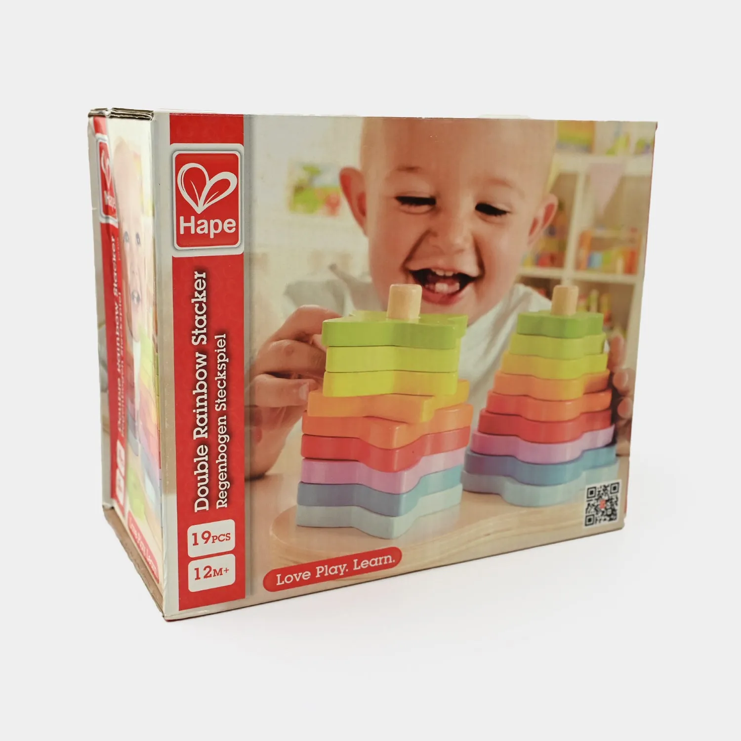 Hape Double Rainbow Stacker | Wooden Educational Toy