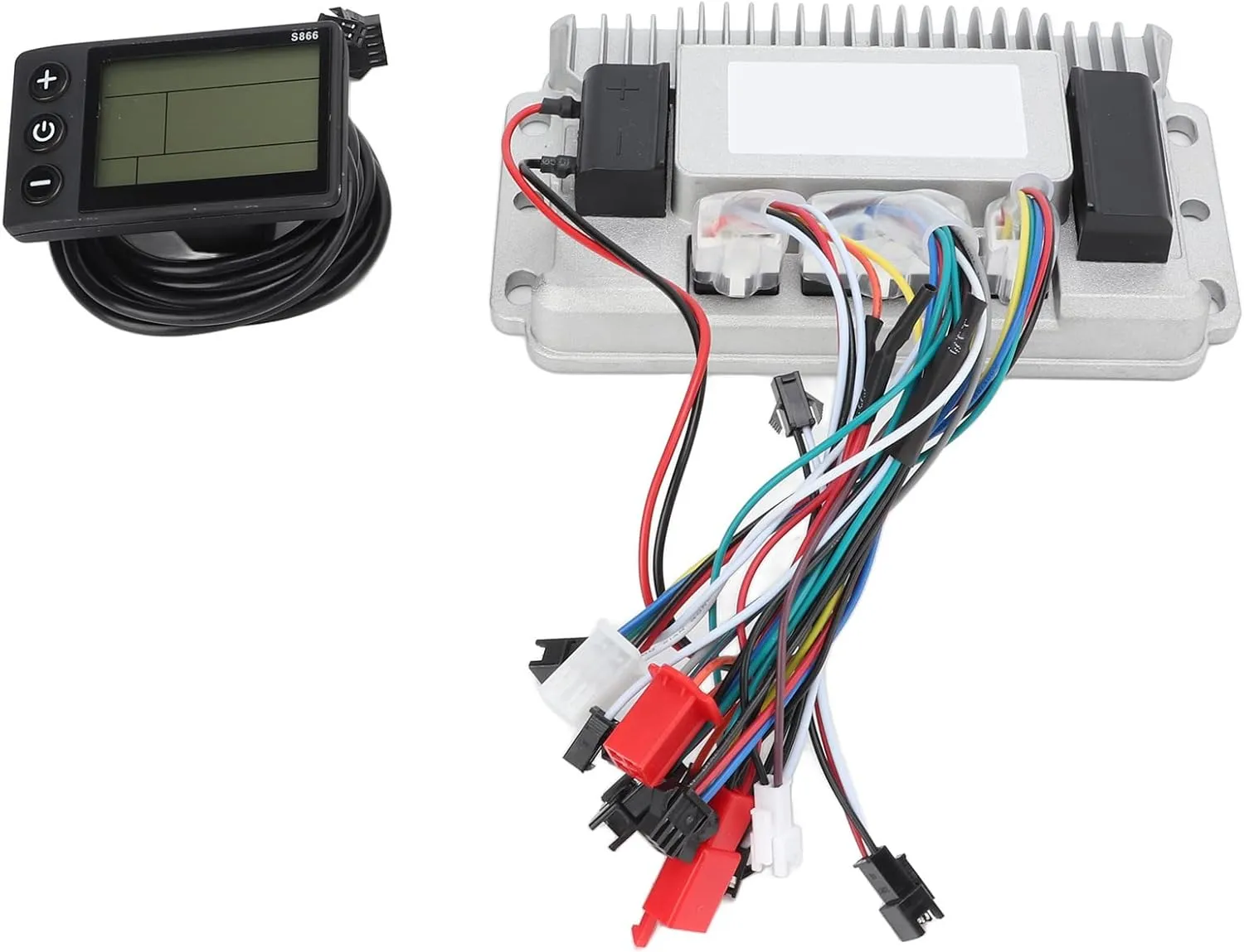 Heat Dissipation 3 Mode fable irrigate Sine for w ave Controller Kit for Electric Bikes, 48V 60V 1000W Brushless Motor Controller LCD Display Set, 