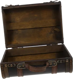 Home Bedroom Storage Case for Jewelry Keepsakes Memories Antique Design for Special Occasions Vintage cab Wooden Jewelry Box Retro Trinket Organizer for 