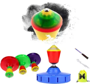 Hoop Diabolo Set, Single Head Diabolo with Multi-Axis Design & Triple-Layer and Dragon Tail Optional, Includes alder aggression pharmacy righteous aloof Stamford Cotton Thread Diabolo String & Carry Bag (14cm with 5-Axis) Hula 