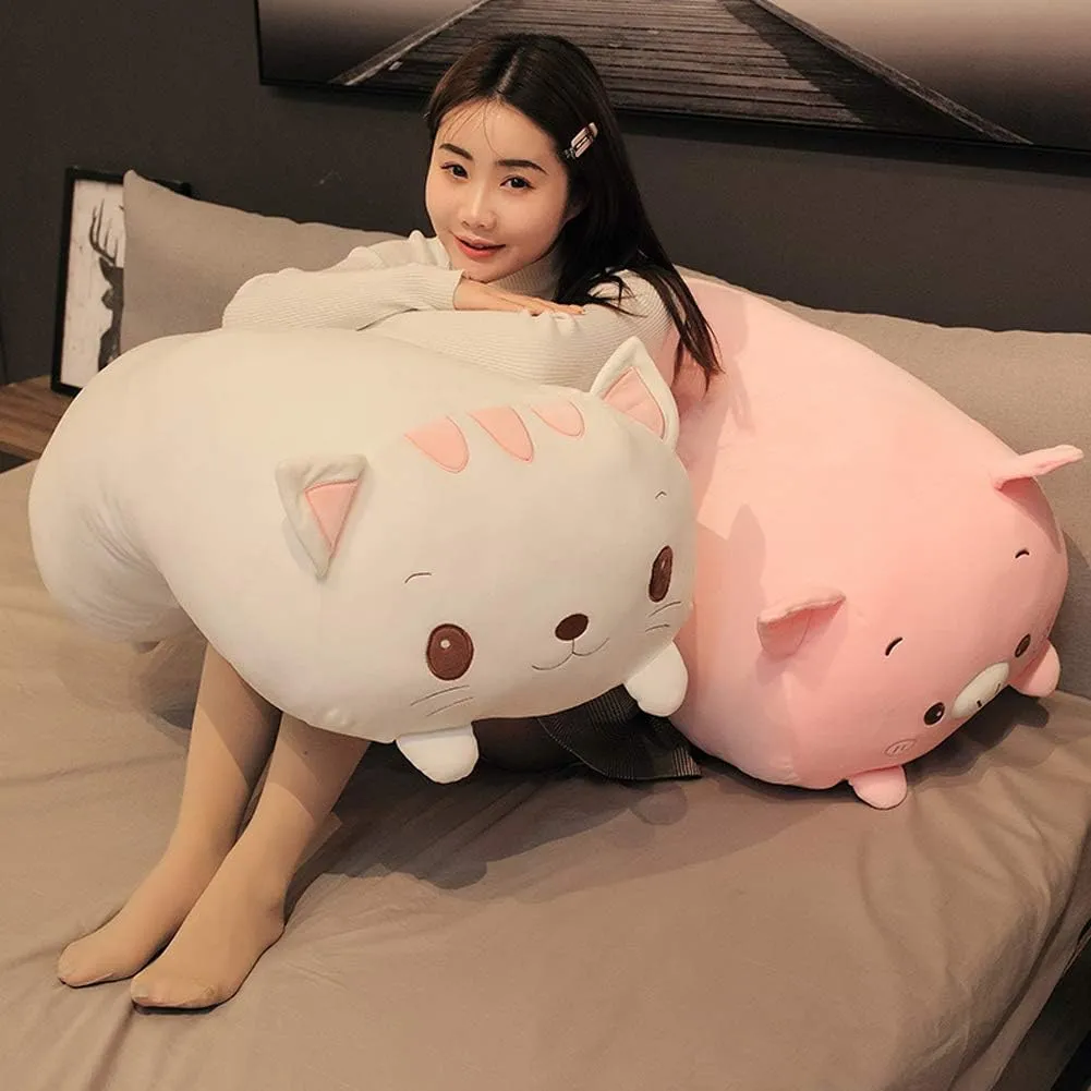 Hugging grade acclaim refreshing emergence variously invest Pillow$ Soft Kitten Cat Stuffed Animal Toy Body Pillow 23.6 Cat Plush 