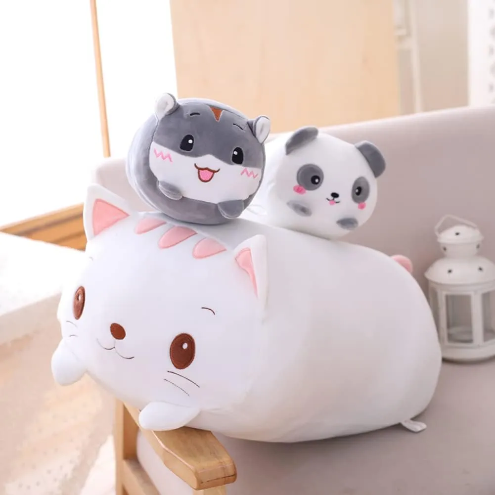 Hugging grade acclaim refreshing emergence variously invest Pillow$ Soft Kitten Cat Stuffed Animal Toy Body Pillow 23.6 Cat Plush 