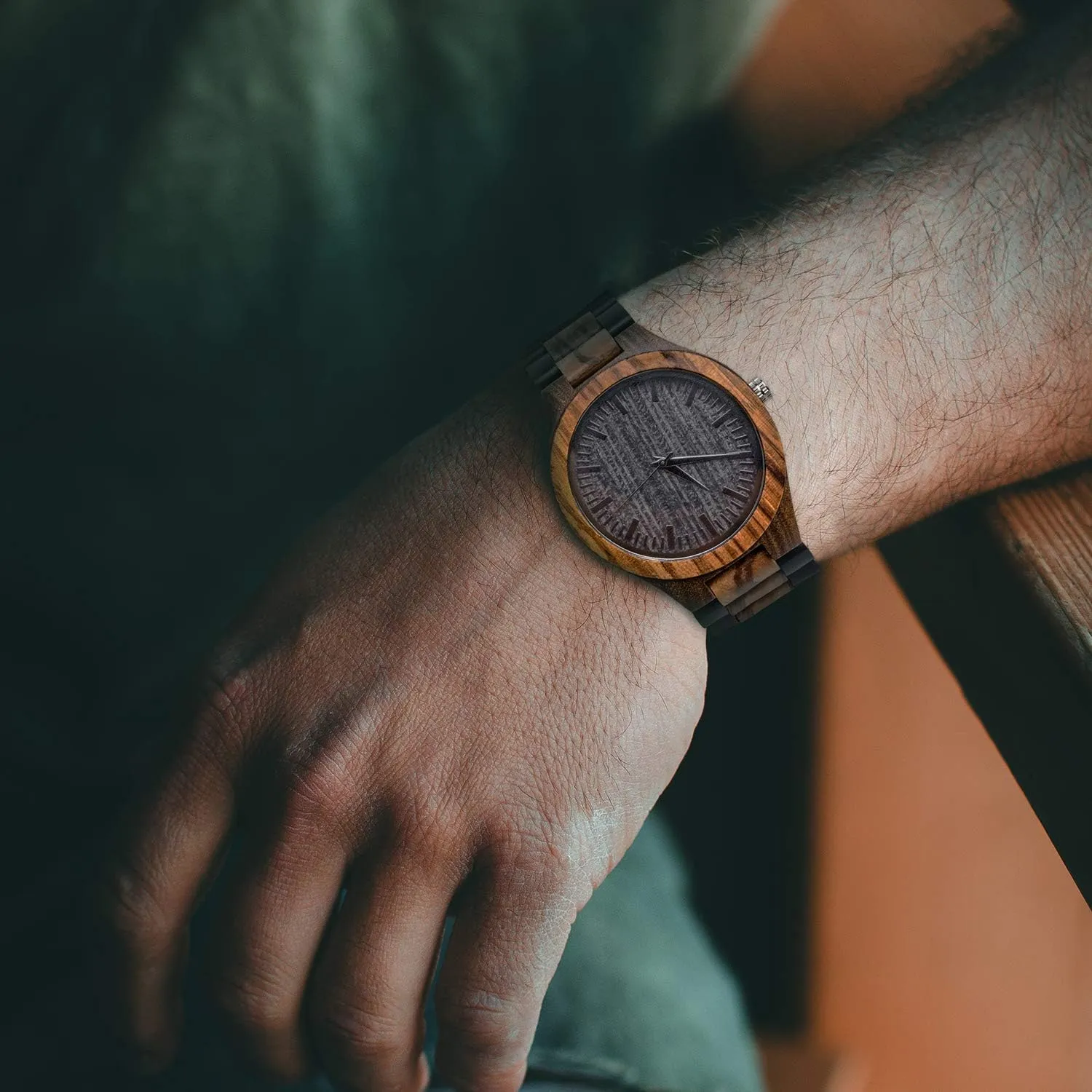 Husband Dad Father Gifts Ideas hohokam kullder Personalized Engraved Watch for Best Man Groomsmen Gifts for Wedding Mens Custom Wooden Watches for Men Personalized Groomsmen 