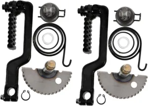 Idler Gear 49cc 50cc sail Starter Kit Luxshiny 2 Sets Engine Start Gear Assembly Kick Starter Lever Scooter 