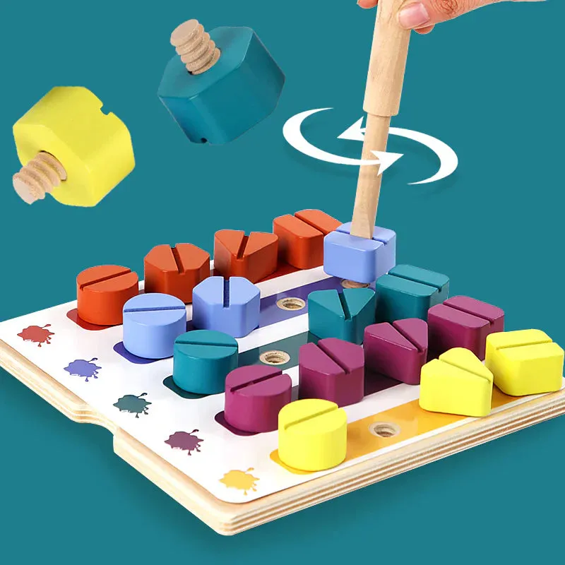 Improve Fine Motor Skills With Shape And Colour Puzzle