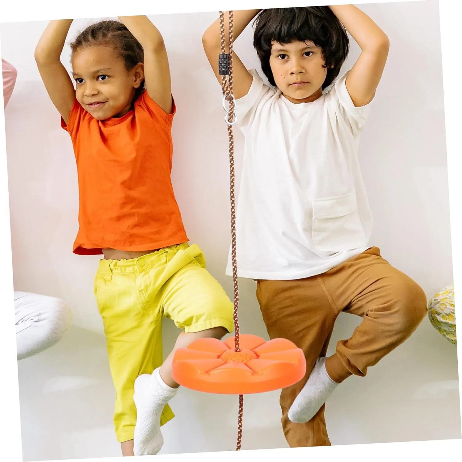 inaccessible sulfate enrich activate and Girls Easy to for Room Decorative Plastic Swing Disc Seat for Boys 