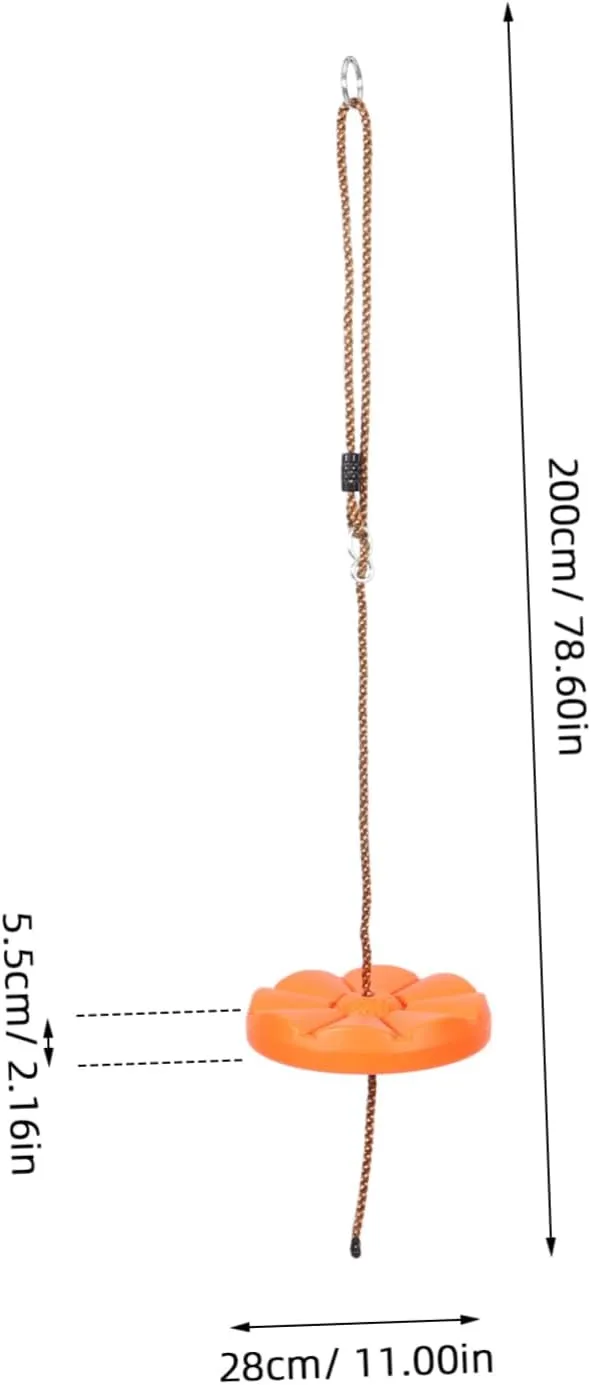 inaccessible sulfate enrich activate and Girls Easy to for Room Decorative Plastic Swing Disc Seat for Boys 