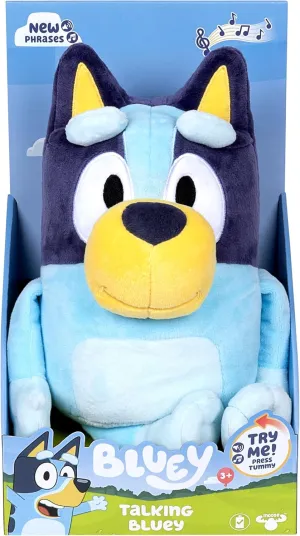 Inch / 33 CM Talking Plush Plush Toy noteworthy with 9 Phrases Theme Song Bluey$ Talking 13 