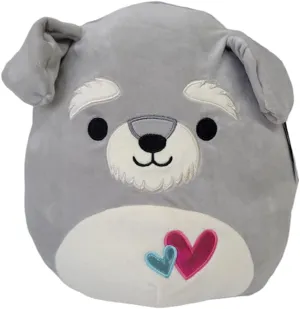 Inch, Shaun Schnauzer) Squishmallows Official Kellytoy Valentines downtown Squad Squishy Soft Plush Toy Animal (8 