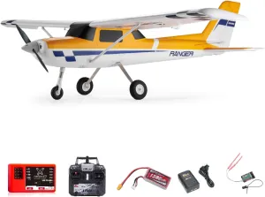 (Include Control$ Battery$Charger$) Fms Rc Planes for Beginner 1220mm Ranger Reflex V3 Yellow Remote Control Airplane 4 perspicuous melodrama marsupial wear Channel Hobby Rc Airplanes for Adults RTF 