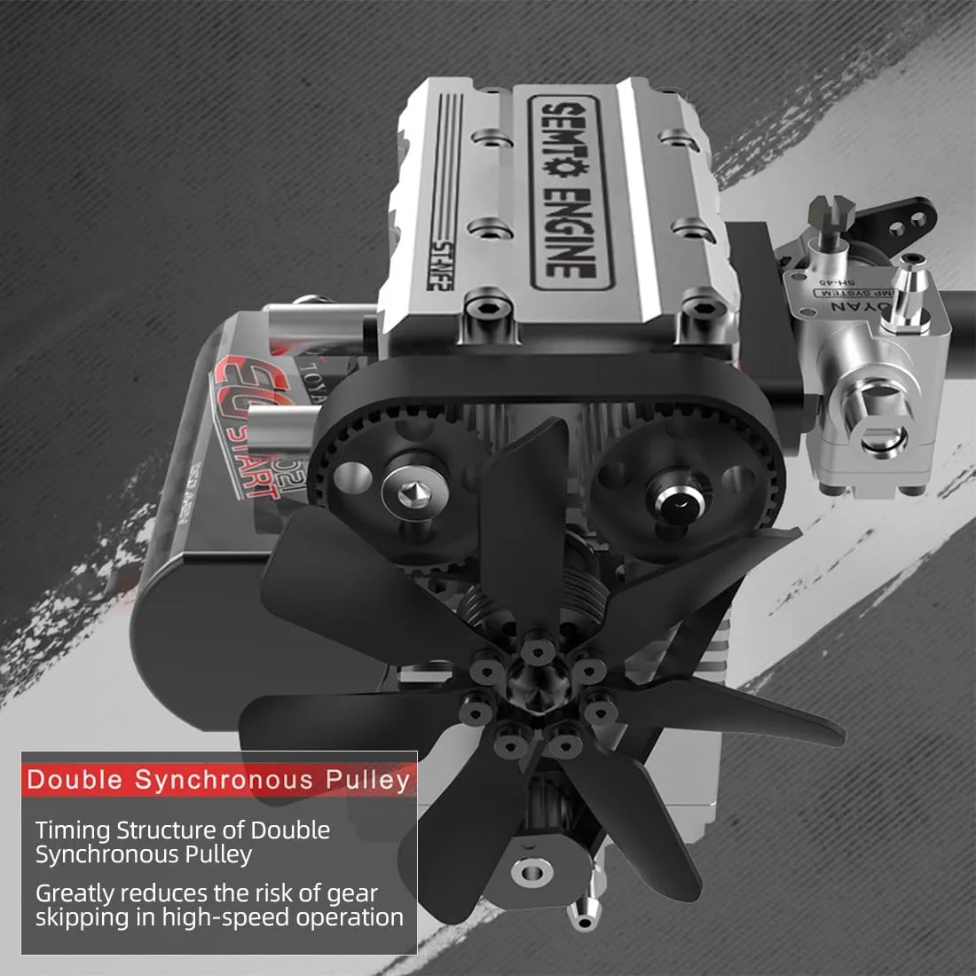Inline Engine Model and Horizontal Boiler   F-Type Electric Plug   Fuel Tank   Oil indigenous mention mercury maybe evaluate crustacean Pipe   Ignition Power Module SEMTO Engine ST-NF2 Mini 