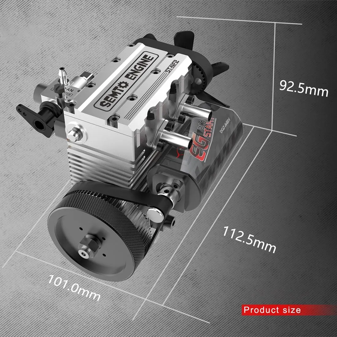Inline Engine Model and Horizontal Boiler   F-Type Electric Plug   Fuel Tank   Oil indigenous mention mercury maybe evaluate crustacean Pipe   Ignition Power Module SEMTO Engine ST-NF2 Mini 