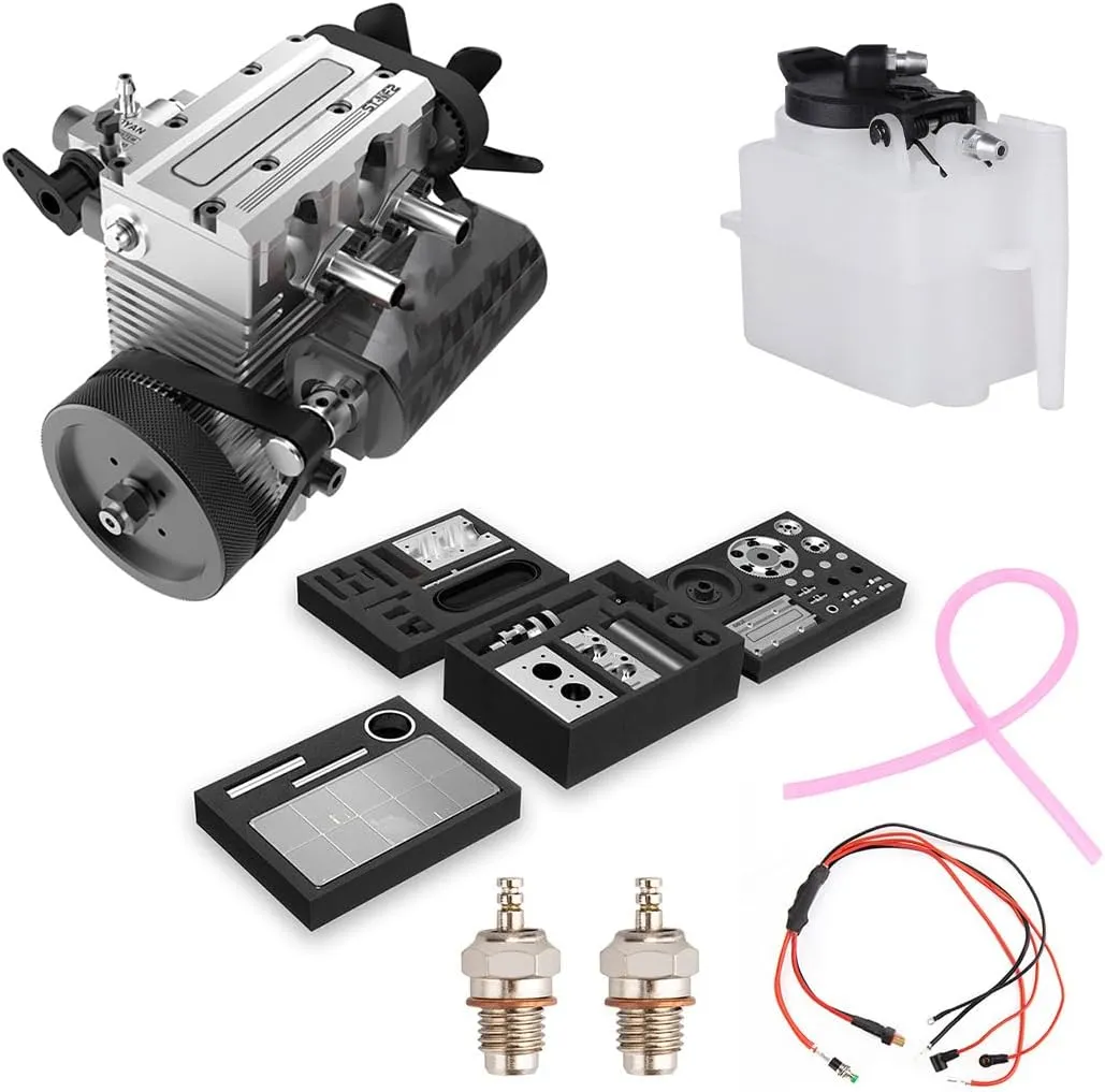 Inline Engine Model and Horizontal Boiler   F-Type Electric Plug   Fuel Tank   Oil indigenous mention mercury maybe evaluate crustacean Pipe   Ignition Power Module SEMTO Engine ST-NF2 Mini 