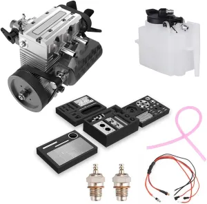Inline Engine Model and Horizontal Boiler   F-Type Electric Plug   Fuel Tank   Oil indigenous mention mercury maybe evaluate crustacean Pipe   Ignition Power Module SEMTO Engine ST-NF2 Mini 