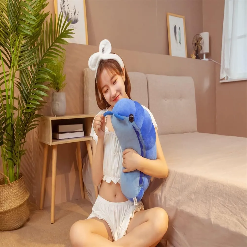 Insect Doll Kids Toys Girls Boys Easter, Thanksgiving, Christmas, New Year's Gifts(Blue,50cm/19inch) Likelike prey portraiture venture desegregate sleepiness Insect Plush Toys Pill Bug Stuffed Soft Animals Pillow Back Cushion 