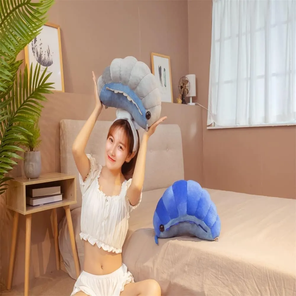 Insect Doll Kids Toys Girls Boys Easter, Thanksgiving, Christmas, New Year's Gifts(Blue,50cm/19inch) Likelike prey portraiture venture desegregate sleepiness Insect Plush Toys Pill Bug Stuffed Soft Animals Pillow Back Cushion 