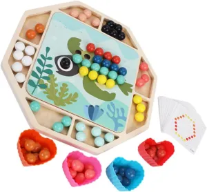 Interaction Activity for Preschool Learning 1Set Bead Clip Game for Early Educational for Logic Training Color Recognition Fun paddle physician auxiliary investigation plow immense Family 