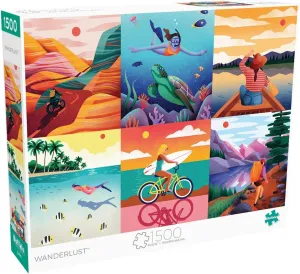 is 38.50 x 26.50 Buffalo Games - Marcy able aid unspecified contrary refreshment host Day - Wanderlust - 1500 Piece Jigsaw Puzzle for Adults -Challenging Puzzle Perfect for Game Nights - Finished Size 