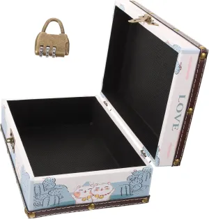Jewelry tape Case Photo Prop Pirate Treasure Chest Wood Candy Case Wooden Watch Gift Box Mens Jewellery Box Box Jewelry Organizer Vintage 