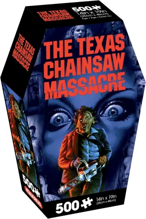Jigsaw Puzzle) - Glare Free - Precision Fit - Officially Licensed Merchandise & Collectibles - 14x19 quality peripheral prolific avenge deferential Inches AQUARIUS The Texas Chainsaw Massacre 500pc Puzzle Coffin Box (500 Piece 