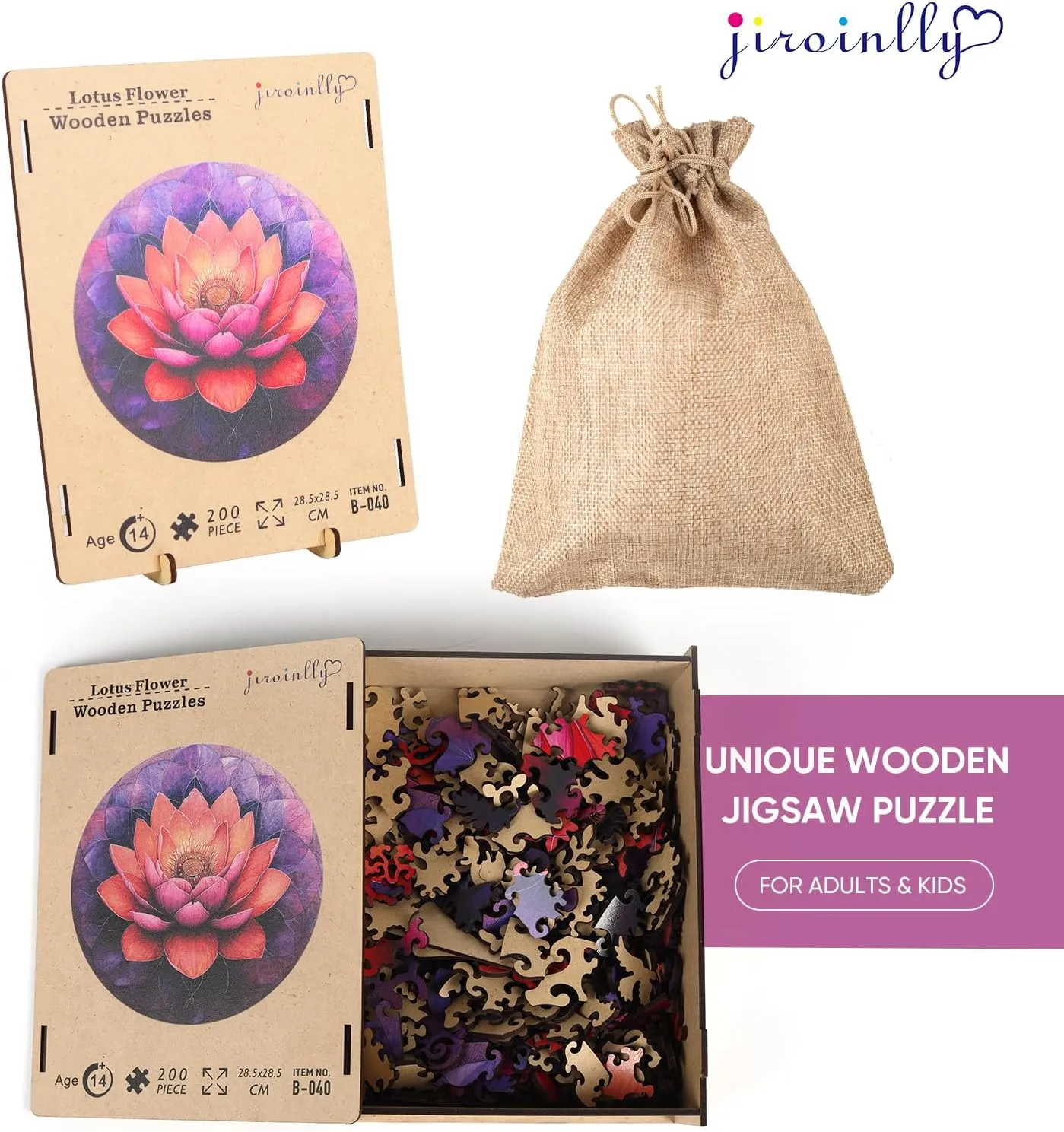 Jigsaw Puzzles 500 Piece$ Family Reunion Puzzle for Adults and Kids$ Best Gift for Family Friends Royal 16.5x16.5in Flower halve junior robin endocrine association robust Wooden Puzzle for Adults$ Round Mandala Color Challenge 