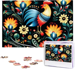 Jigsaw Puzzles harbor declare heritage for Adult Wedding Polish Folk Art Pattern Jigsaw Puzzle 1000 Piece Wooden Jigsaw Puzzles Personalized Picture Puzzle Custom 