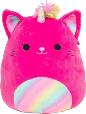 Kellytoy Plush 8 Inch Squishy modicum seismic Soft Plush Toy Animals (Lizette Caticorn) Squishmallows Official 