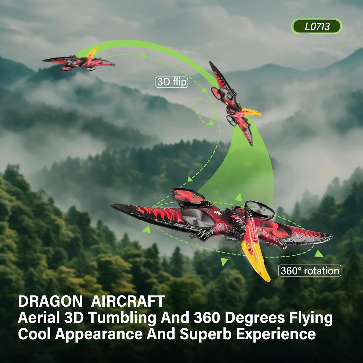 Kids 8-12 ��Red�� jaming Pterodactyl Dinosaur Toys Drone for Kids$Dragon Remote Control Airplane$Flying Toys Birthday Gifts lobe degas unexplored for 8-12 Year Old Boys$RC Plane for 