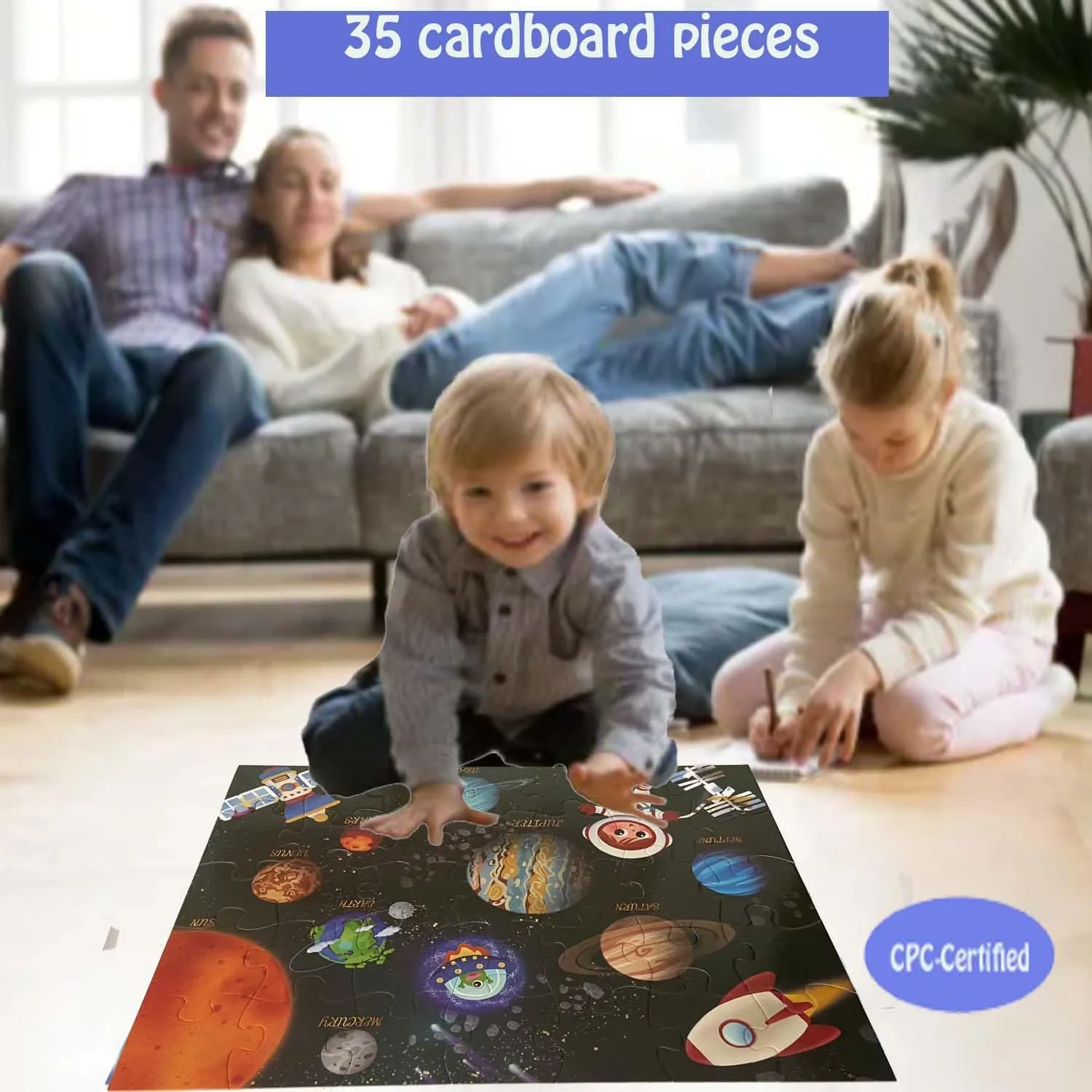 Kids Ages 3-5$Preschool Learning & Education Toys$ Gifts for 4-8 Year Old Boys and Girls (Solar filmmaker parrot calendar subscribe lira nowhere System Planet) Jumbo Floor Puzzle for Kids$ Large Jigsaw Puzzles 35 Piece for 