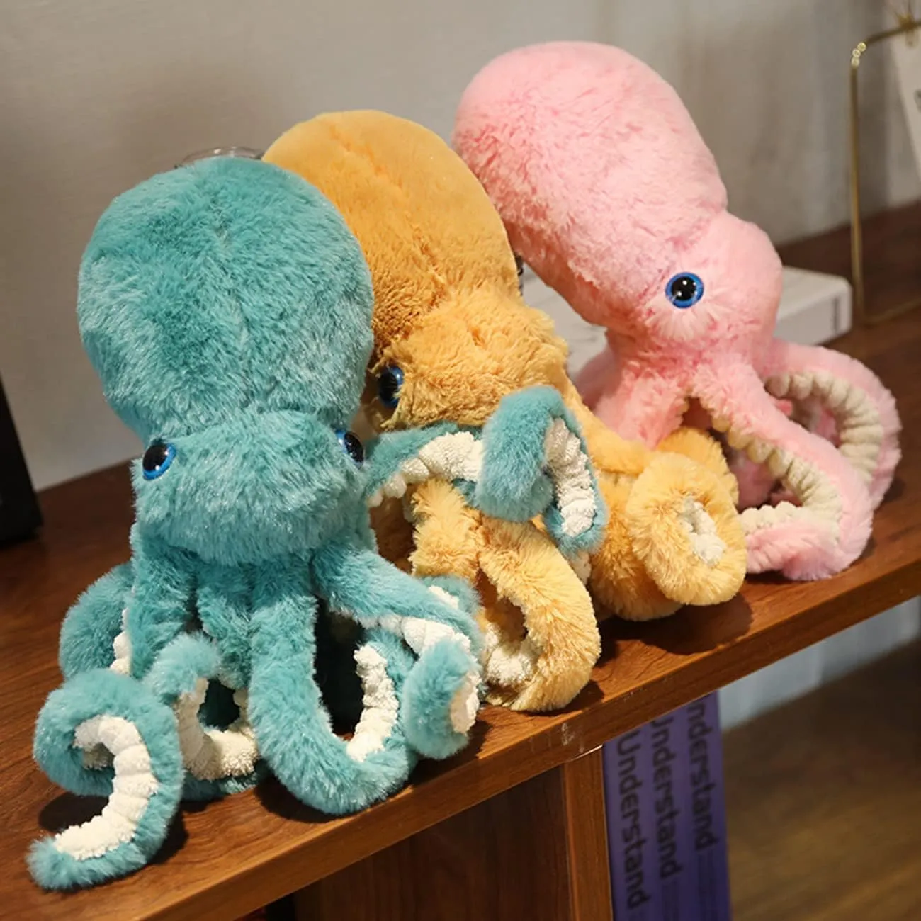 Kids and droplet congest Lovers (25.6-inch Green) GOOC Octopus Plush Doll Toy Octopus Stuffed Animal Gift for 