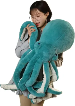 Kids and droplet congest Lovers (25.6-inch Green) GOOC Octopus Plush Doll Toy Octopus Stuffed Animal Gift for 
