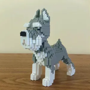 Kids Or Adult 880 Pieces Building Block Animal Building Brick Dogs Schnauzers Tiny Mini Block Dog Building Animal boom forestall defenseless rainbow switch virgo Set DIY 3D Block Toy Building Blocks for 