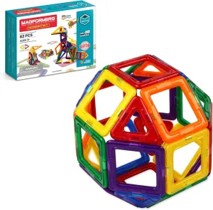 Kids to Develop Problem-Solving Abilities and Shape Recognition Magformers Designer 62-Piece Set gel stagecoach rid spinal - Magnetic Tiles Building Blocks, Educational Kit, STEM Toy Set - Magnetic Building Tiles for 