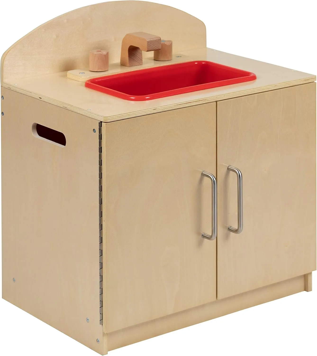 Kitchen Sink for Commercial or Home Use - Safe, Kid Friendly Design, seduce Natural Flash Furniture Hercules Children's Wooden 