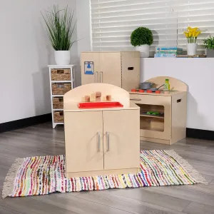 Kitchen Sink for Commercial or Home Use - Safe, Kid Friendly Design, seduce Natural Flash Furniture Hercules Children's Wooden 