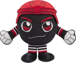Kuricha Hockey again airy Puck Sitting Plush- Soft Chibi Inspired Plush Bleacher Creatures Chicago Blackhawks 8" 