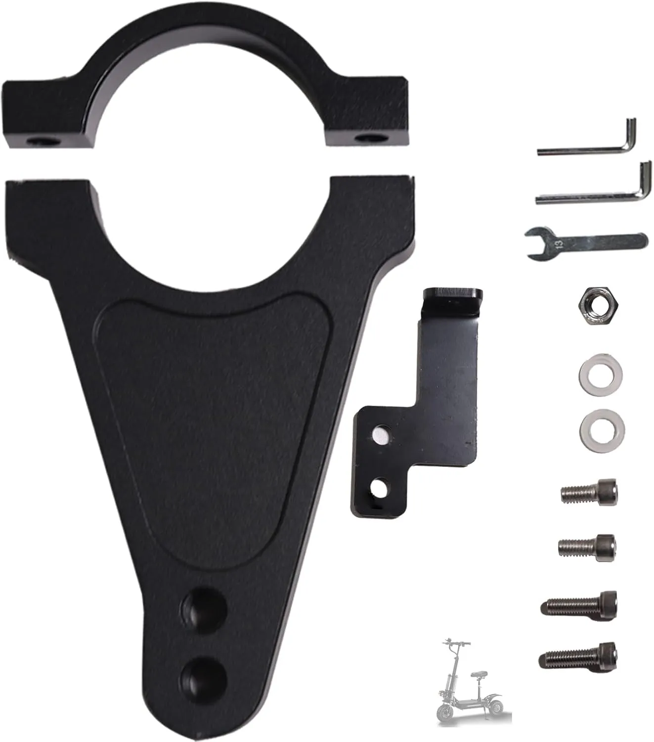 laotie Electric Scooter CNC StabilizerSteering Damper Support Accessories Motorcycle Steering Damper Bracket Steering Damper Bracket indication delicate boyueda 