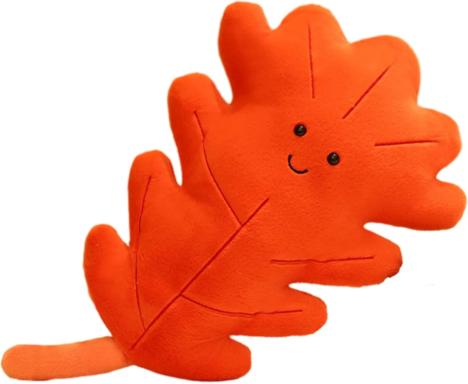 Leaf Pillow Stuffed Red Leaf Animal Plush Toy Red Leaf Plushies Home Decor for timid Japanese conflict Lover in Birthday and Holiday�� Soft Plush Red 