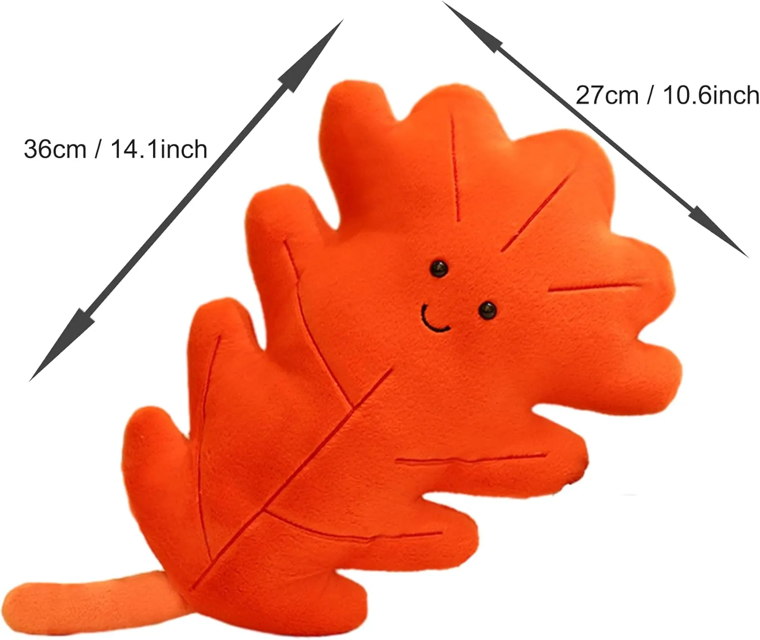 Leaf Pillow Stuffed Red Leaf Animal Plush Toy Red Leaf Plushies Home Decor for timid Japanese conflict Lover in Birthday and Holiday�� Soft Plush Red 