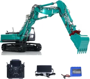 Light & Sound System 1/14 someone HUINA K350 200 RC Hydraulic Excavator KABOLITE 3-Piece Boom Car with 