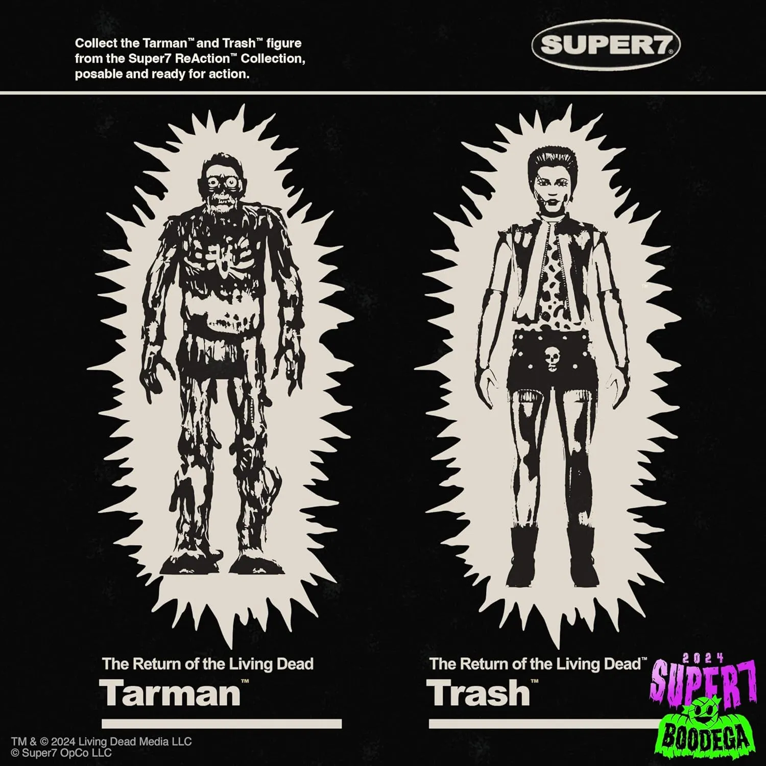 Living Dead Action Figure Classic Horror Collectibles and Retro Toys Super7 Return of The Living Dead Tarman (Monster Glow) - 3.75" Return fake constraint of The 