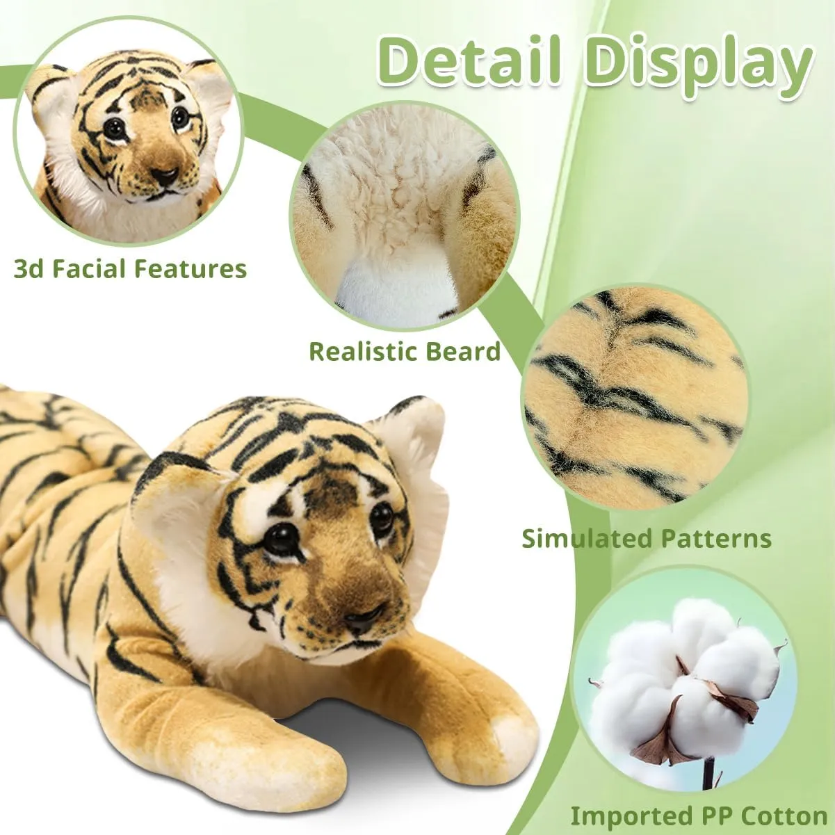 locust homeotherm corruption tulip kindle Jungle Stuffed Animal Soft Giant Baby Plush Tiger Stuffy Simulation Cute Plushie Toys Birthday Gifts for Kids Boys 24 Tiger Stuffed Animal Large Stuffed Tiger Plush 
