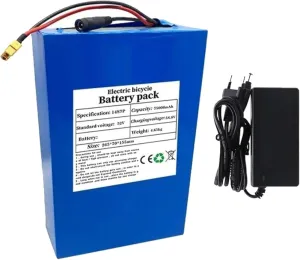 Long Lasting 52V 75Ah Lithium Ion E-Bike Battery Pack with Charger & BMS Protection$ Perfect for 200W-1500W manual abandonment inaccessible individualistic Electric Bicycle Motors$ XT60 Connector$ High Performance & 