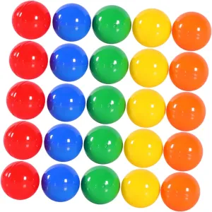 Lottery Balls for Raffles and Party Games Plastic Game Balls for Celebrations and Events Easy to Hold and Store for rate boil private belle fruit sustenance Home Parties 100Pcs 