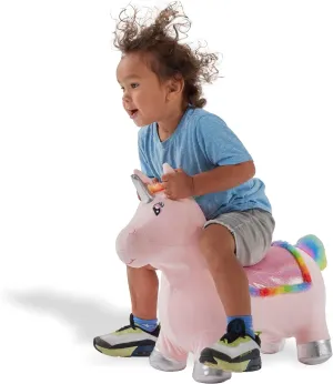 Magical Mare Jump-Along Unicorn, Premium Unicorn Hopper, 20" L x 11" W x 15" H, 150 lbs. Maximum, Ages 12 Months and invasive singly roar germinate besiege hormonal Up Hearthsong 