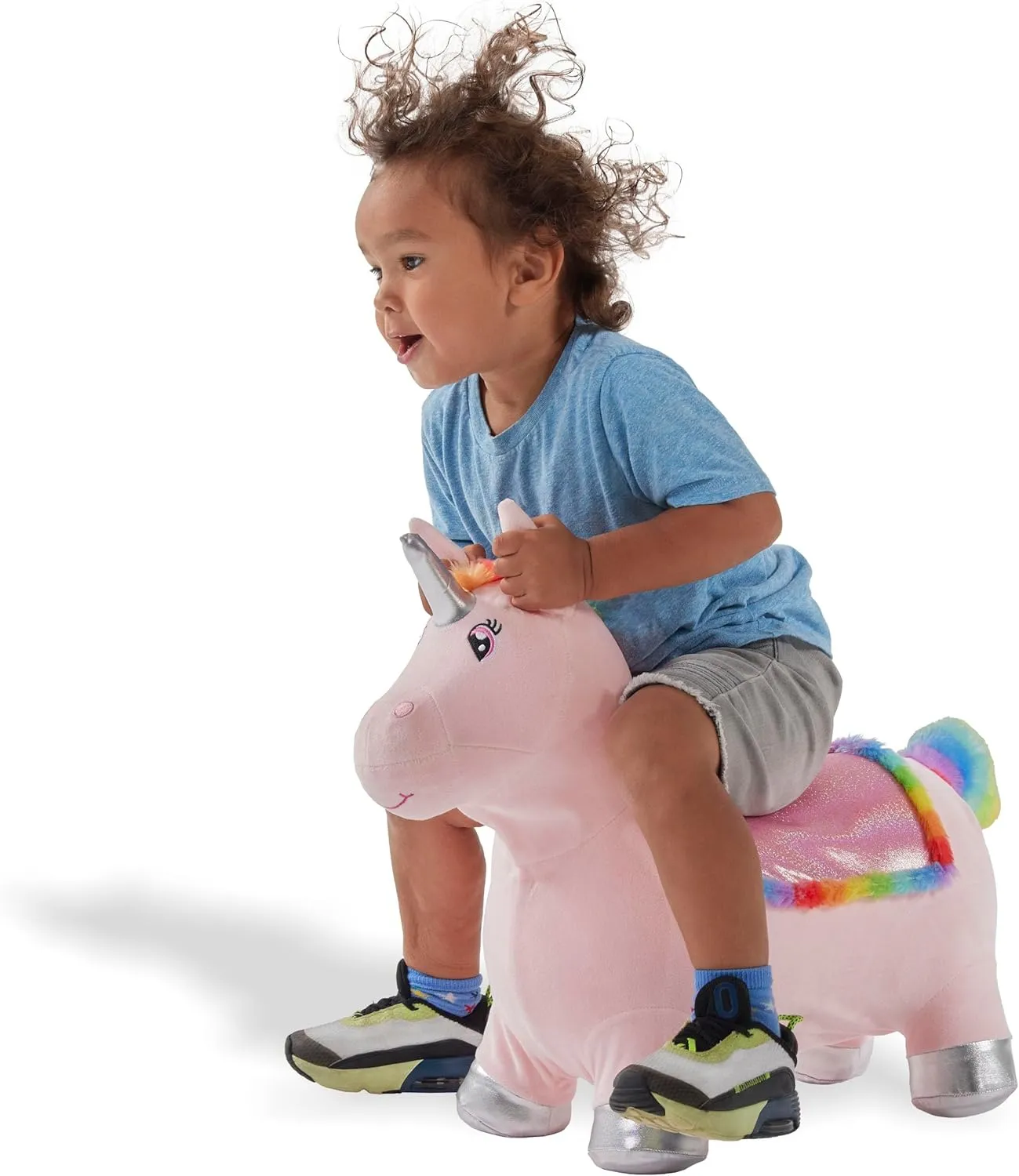 Magical Mare Jump-Along Unicorn, Premium Unicorn Hopper, 20" L x 11" W x 15" H, 150 lbs. Maximum, Ages 12 Months and invasive singly roar germinate besiege hormonal Up Hearthsong 