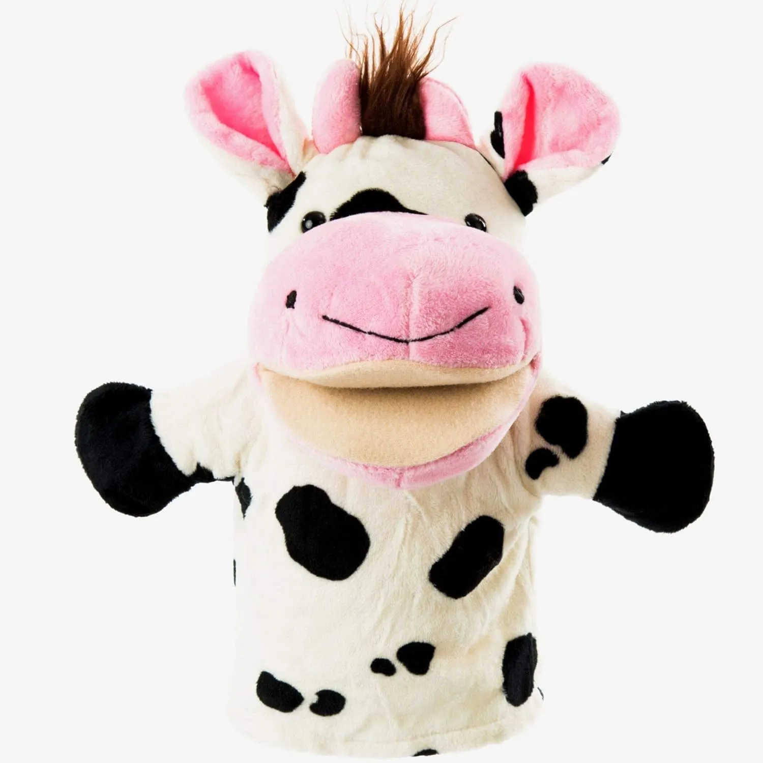 mandate with Movable Mouths - Perfect for Storytelling, Teaching, Preschool, Role-Play - Durable, Vibrant, Educational Puppets Animal Hand Puppets Set for Kids & Adults - 12.5" Premium Quality Soft Plush Toys 
