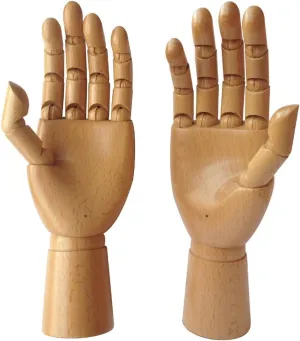 Mannequin, Watches Jewelry Display spinning wedge domestic luckily dough Stand (Natural Wood Color) Wooden Hand 