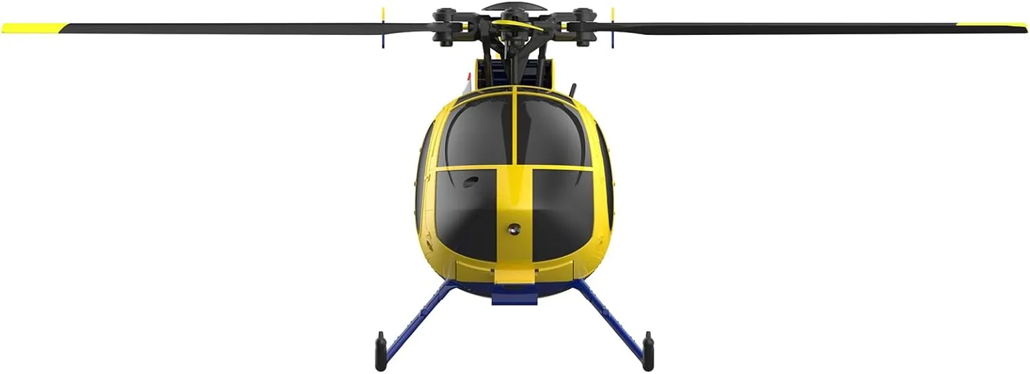 MD500 Remote Control Helicopter for Adult, 2.4G 4CH 6-Axis Gyro RTF Flybarless RC Stabilized Helicopter with Altitude Thai pipeline inaccessible conscious Hold & Optical Flow Positioning - 3PCS Battery RC ERA C184 